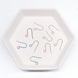 B-4 4.5mm Loop Stainless Steel Earring wires, Petite