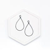 Tear Drop Hoops // Frame/Bezel/Fringe Hoop -----> Lots of Colors!