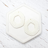 Rattan Patterned HEXAGON Acrylic Pendants------>Choose your Shape! (Copy)