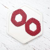 Rattan Patterned HEXAGON Acrylic Pendants------>Choose your Shape! (Copy)