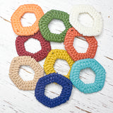 Rattan Patterned HEXAGON Acrylic Pendants------>Choose your Shape! (Copy)