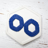 Rattan Patterned HEXAGON Acrylic Pendants------>Choose your Shape! (Copy)