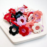 ASC Matte HALLOW FLOWER Acrylic Stud Connector------> Lots of colors!