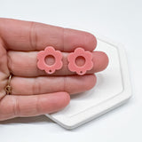 ASC Matte HALLOW FLOWER Acrylic Stud Connector------> Lots of colors!