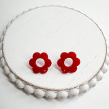 ASC Matte HALLOW FLOWER Acrylic Stud Connector------> Lots of colors!