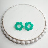ASC Matte HALLOW FLOWER Acrylic Stud Connector------> Lots of colors!