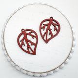 Wood Pendants FALL LEAVES----> You Choose the Colors!