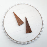 Wood Pendants SKINNY TRIANGLES-----> You Choose the Color!