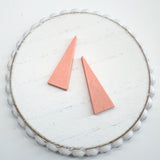 Wood Pendants SKINNY TRIANGLES-----> You Choose the Color!