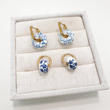 CHARM BAR Premium 18k Gold Plated and Stainless Steel CERAMIC BEAD Charms ONLY-----> Choose your Style!
