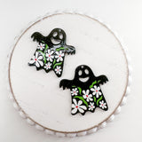 AP Acrylic Pendant FLORAL GHOSTS-----> Books and florals! (Copy)