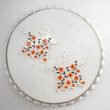 AP Acrylic Pendant FLORAL GHOSTS-----> Books and florals! (Copy)