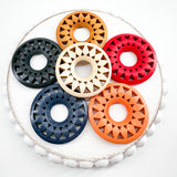 Wood Pendant SUN CIRCLES -------> You Choose the Color!