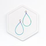 Tear Drop Hoops // Frame/Bezel/Fringe Hoop -----> Lots of Colors!