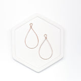 Tear Drop Hoops // Frame/Bezel/Fringe Hoop -----> Lots of Colors!