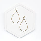 Tear Drop Hoops // Frame/Bezel/Fringe Hoop -----> Lots of Colors!