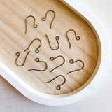 B-3 4.5mm Large Loop Stainless Steel Earring wires-----> Lots of Colors Available!