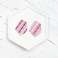 Acrylic Charm Woven Geometric-- Choose Your Color