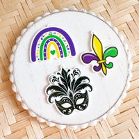 Resin Acrylic Pendants FAT TUESDAY ------> Choose your Print and Quantity!