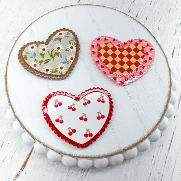 AP Acrylic Pendants SWEET HEARTS-----> Choose Your Print!