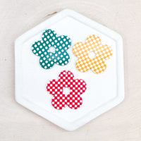 Acrylic Charm Printed Daisies