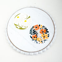 Resin Acrylic Pendants ARTSY FLORALS------> Choose your Print!