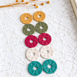 Polymer Clay  Earring Blanks LARGE FLORAL ROUND – Lightweight DIY Jewelry Bases