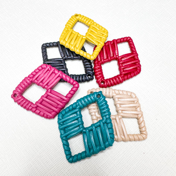 Rattan Patterned Acrylic DIAMONDS------> Choose your color!