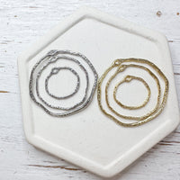 Organic Hoops, All Sizes! -------> Choose finish and size!