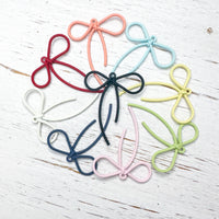 Alloy COLORED LRG BOW CHARM #4--------->Choose your colors