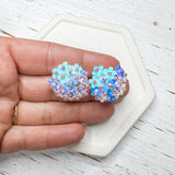 Mum/Beaded Flower Topper/Connectors-----> Lots of colors!