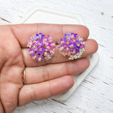 Mum/Beaded Flower Topper/Connectors-----> Lots of colors!