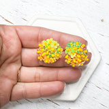 Mum/Beaded Flower Topper/Connectors-----> Lots of colors!