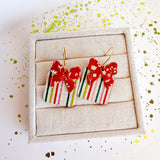 Christmas Custom Printed Cork on Leather PRE-ORDER