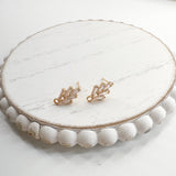 PAVE ART DECO Stud Connectors Gold/Silver------> Choose Gold or Silver