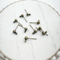 4mm Ball Stud Stainless Steel Studs 10 pieces ------> All Colors!