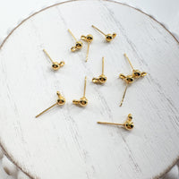 4mm Ball Stud Stainless Steel Studs 10 pieces ------> All Colors!