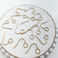 7MM Large Loop Earring Wire Surgical Stainless Steel 10 pairs------> All colors!