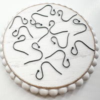 6mm Open Loop with Ball Earring Wire Surgical Stainless Steel 10 pairs------> All colors!