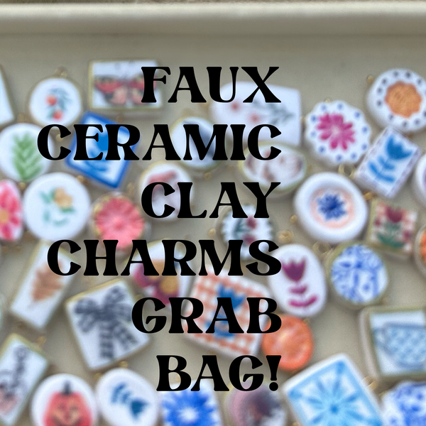Faux Ceramic Charms Surprise Grab Bag