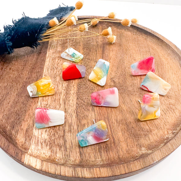 ASC Acrylic Stud Connectors--------> Candy Melt Trapezoid Shape