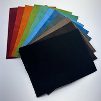 Genuine Leather 5 by 7 Coordinated Solids/Textures/Sparkles Maker Packs----> Lots to choose from!