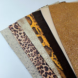 Genuine Leather 5 by 7 Coordinated Textured and Printed Maker Packs----> Lots to choose from! (Copy)