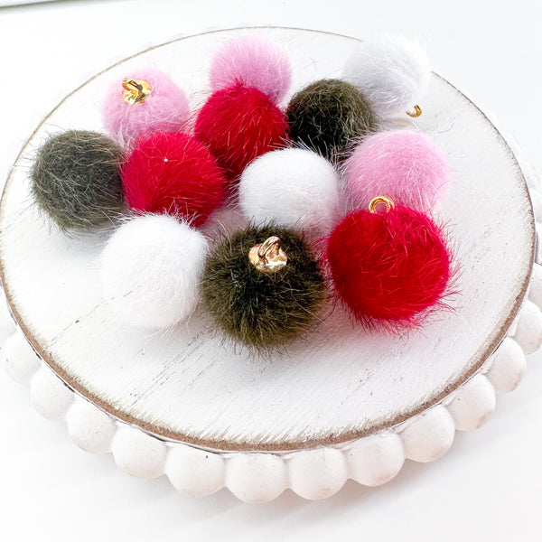 FFC Faux Fur POM POM Charms------> New Colors!! – Campbells and Chaos