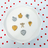 CHARM BAR Premium 18k Gold Plated and Stainless Steel LOVE and STUFF Charms-----> Choose your Style and Finish!