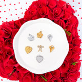 CHARM BAR Premium 18k Gold Plated and Stainless Steel LOVE and STUFF Charms-----> Choose your Style and Finish!