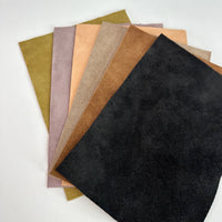 *Genuine Leather 5 by 7 Coordinated SUEDES Maker Packs----> Lots to choose from!