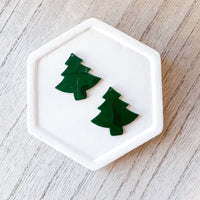 AP Green Christmas Tree Acrylic Pendant----------> Choose your style! 1pair, or 3 pairs!