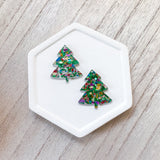 AP Acrylic Pendant GLITTER CONFETTI TREE------> Choose your Colorway and number of pieces!