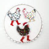 AP Acrylic Pendant CHRISTMAS CHICKENs!!! ----> CHOOSE YOUR CHICKEN!